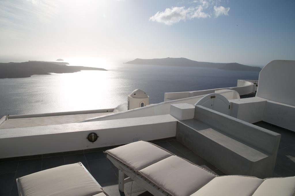 Villa Karpimo Horizon - Caldera View With Private Hot Tub Firostefani Esterno foto